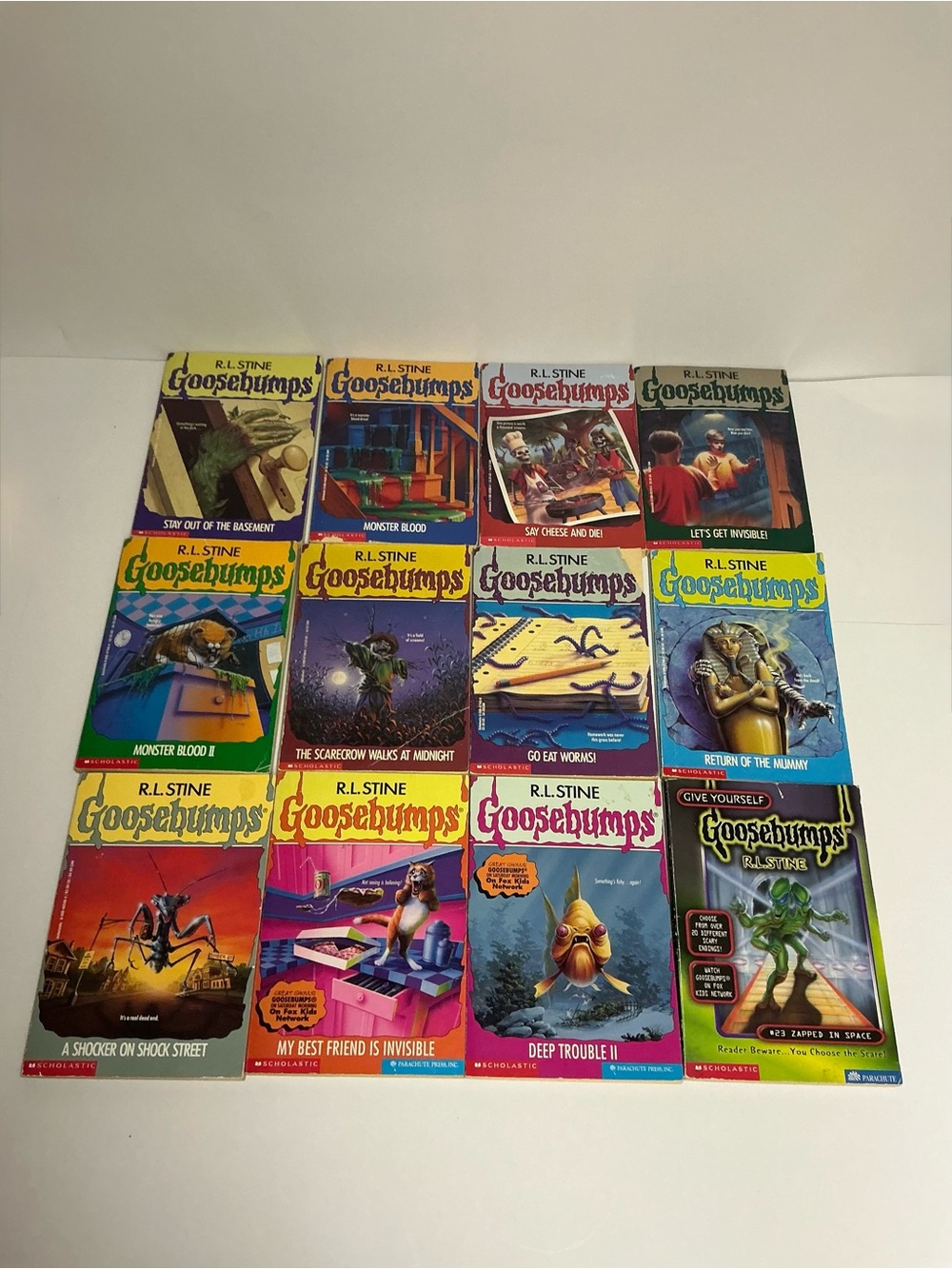 Vintage Goosebumps Book Lot of 12 Books